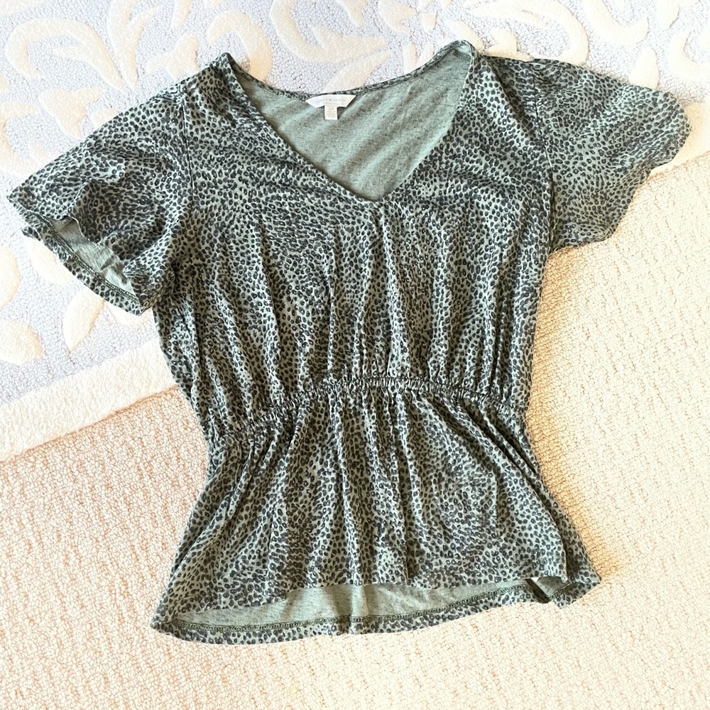 Lucky Brand green and black top